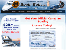 Tablet Screenshot of boatnbob.com